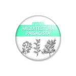 crachá "curso ARQUITECTURA PAISAGISTA"