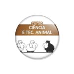 crachá "curso CIÊNCIA E TEC. ANIMAL"