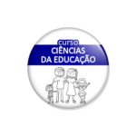 crachá "curso CIÊNCIAS DA EDUCAÇÃO"