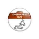 crachá "curso ENGENHARIA CIVIL"