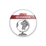crachá "curso GEOGRAFIA"