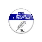 crachá "curso LÍNGUAS E LITERATURAS"
