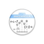 crachá "curso MATEMÁTICA"