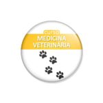 crachá "curso MEDICINA VETERINÁRIA"