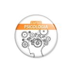 crachá "curso PSICOLOGIA"