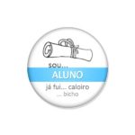 crachá "sou... ALUNO"