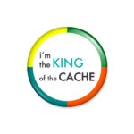 crachá ou íman "i'm the KING of the CACHE"