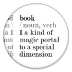 espelho de bolso "book /noun, verb 1 a kind of magic portal to a special dimension"