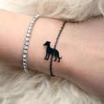 pulseira galgo preto