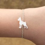 pulseira dobermann branco
