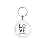 porta-chaves "LOVE geocaching"