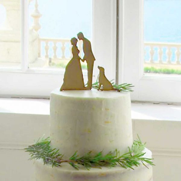 topo de bolo casamento carina t. & josé p by sweet sucrée